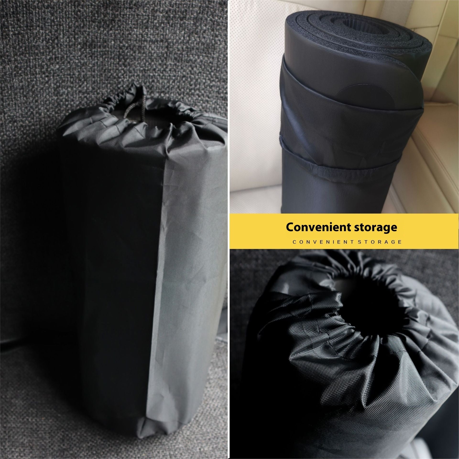 CarsProtector Matte eingerollt und im passender Tasche verstaut